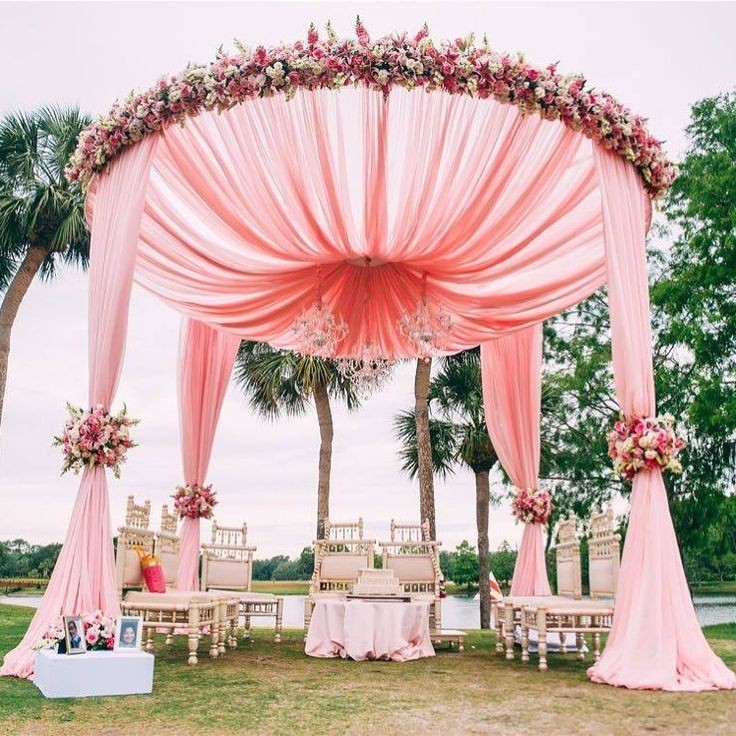 Pastel wedding decor