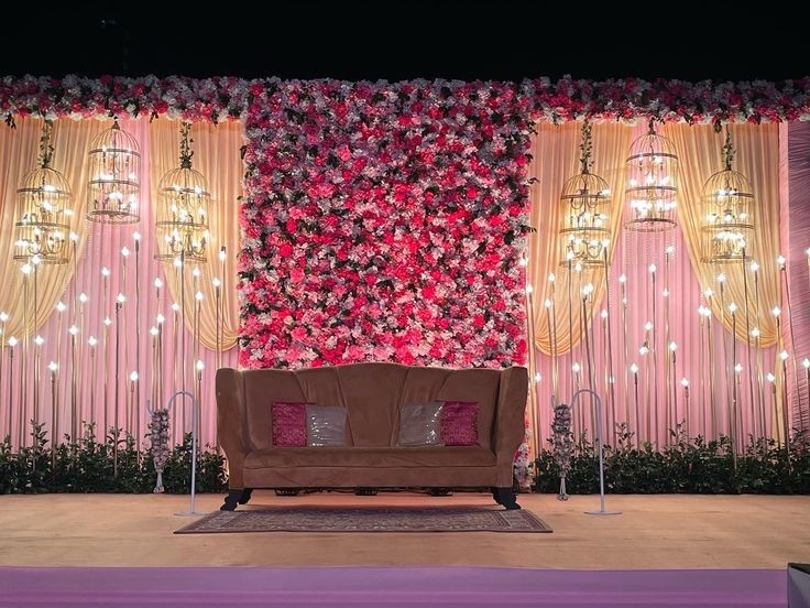 Floral elegance - simple wedding decor