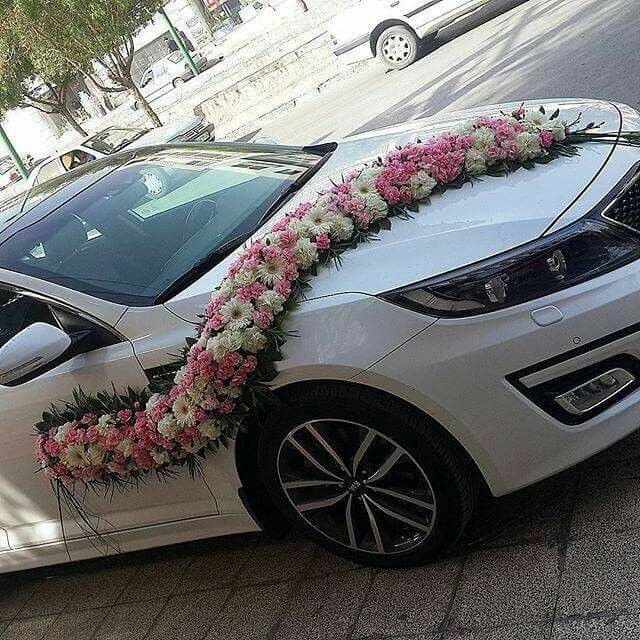 timeless wedding car decoration