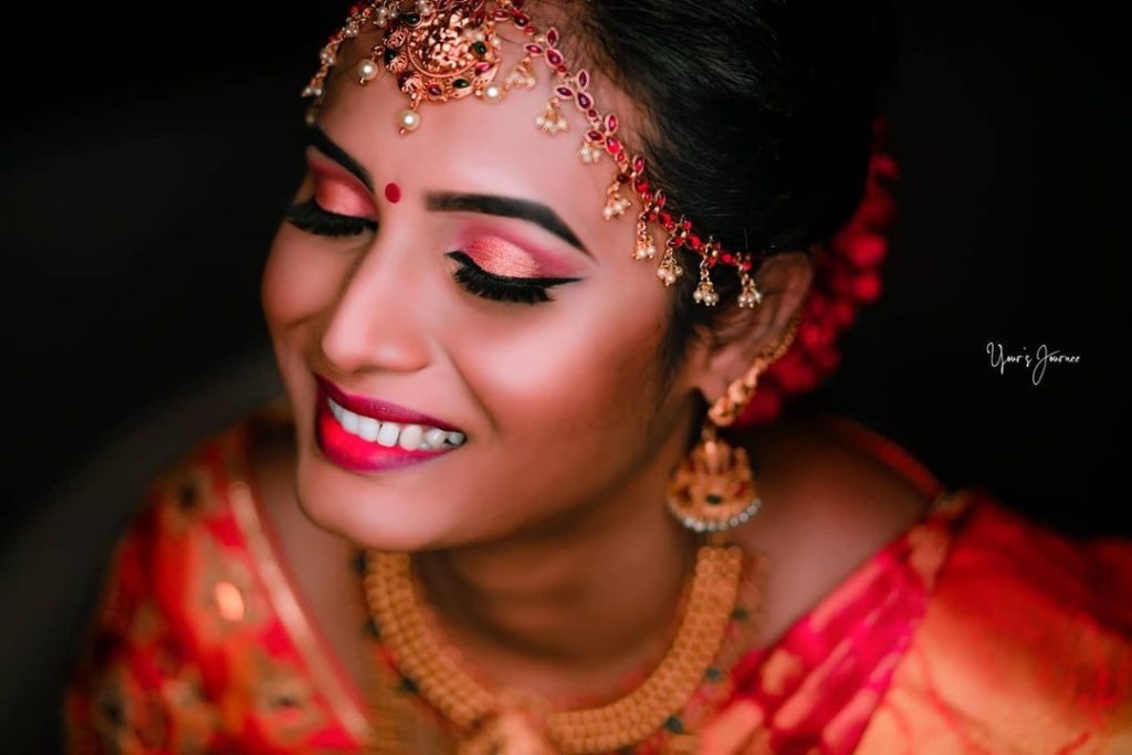 best bridal makeup artist in Coimbatore