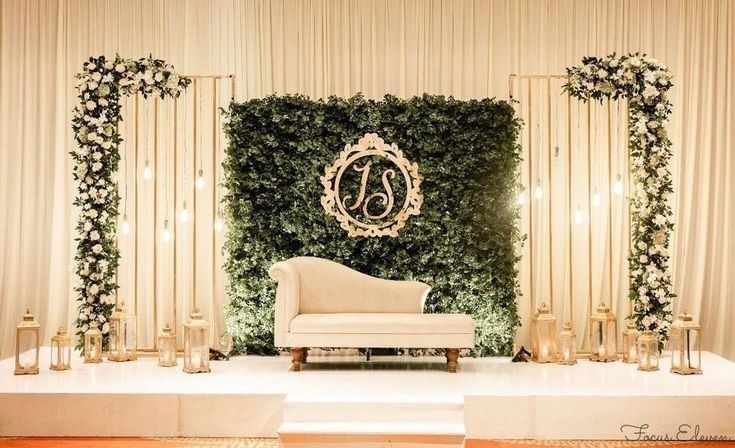 Garden themed - simple wedding decor