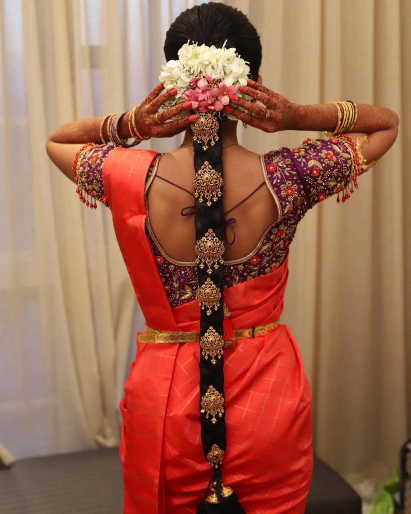 Traditional South Indian Bridal Hairstyles (14) - K4 Fashion