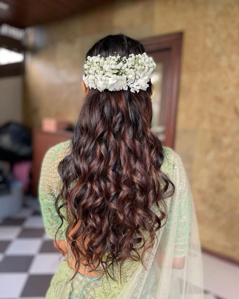 best floral hair style