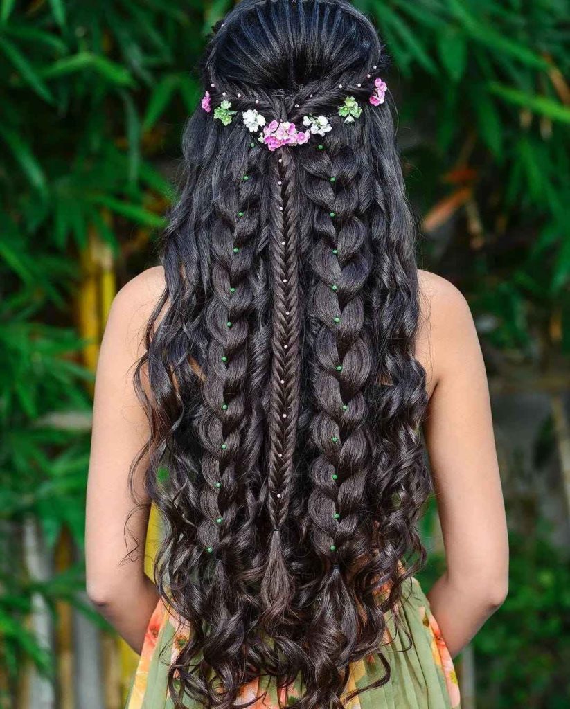 Bridal hairstyle for long hair