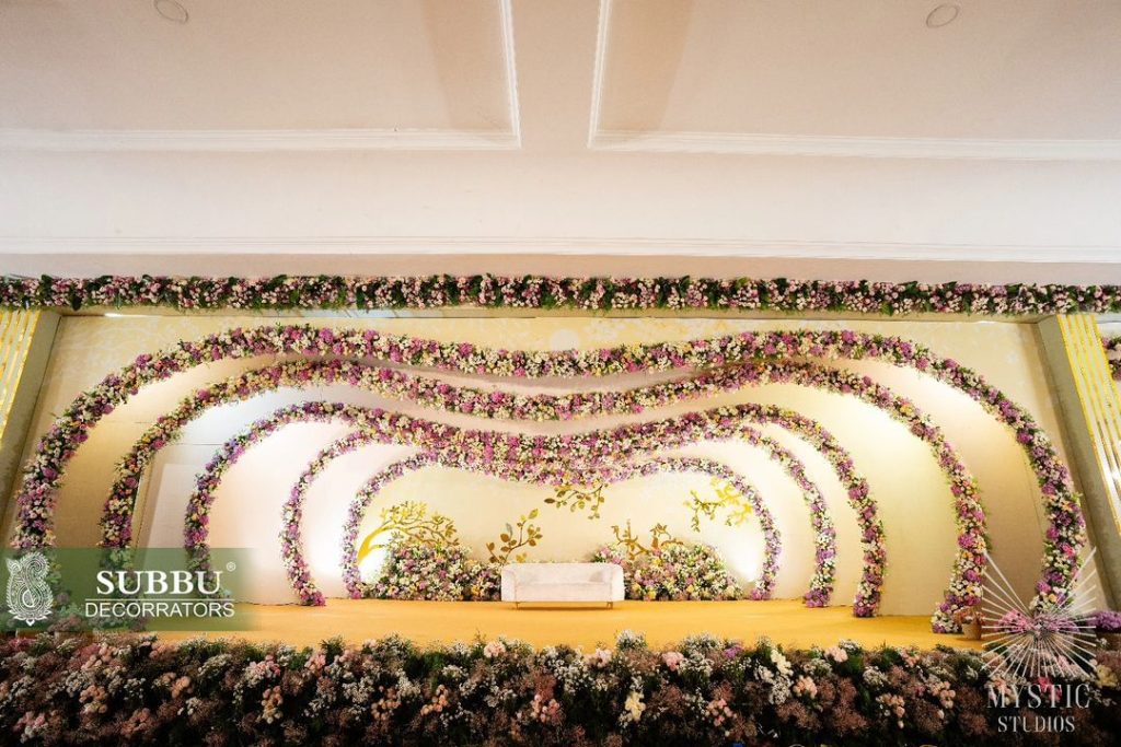 Wedding decoration stage
