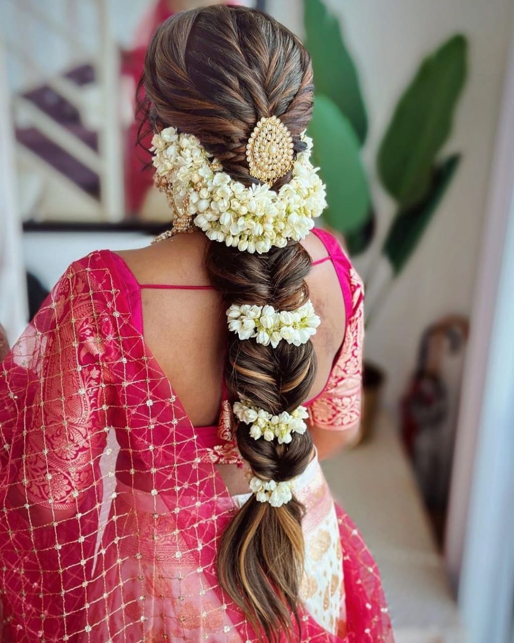 Stunning South Indian Bridal Hairstyle